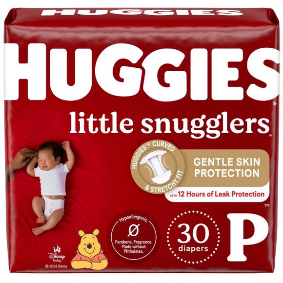 Huggies Little Snugglers Diapers - Size Preemie - 30 ct - Picture 1 of 1